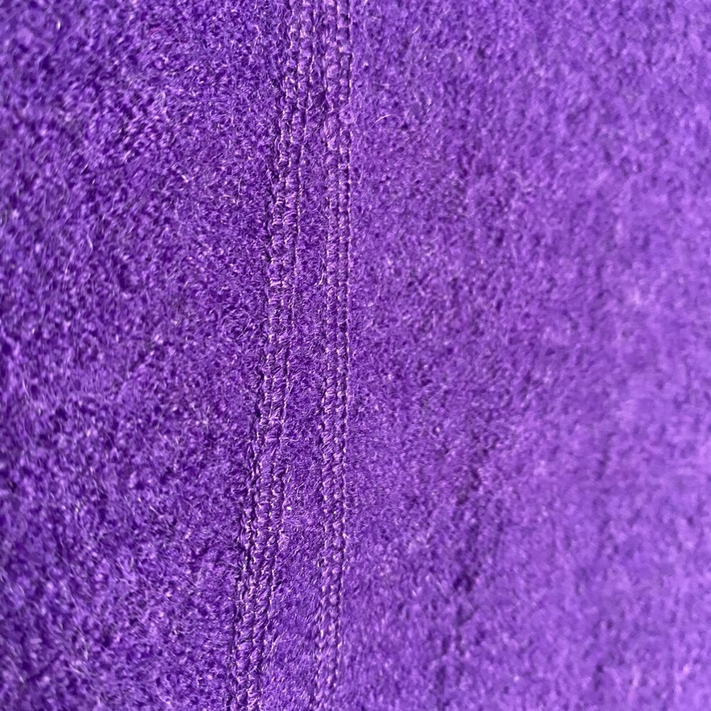 Norm Thompson 100% Wool Purple Button Closure Art-to-Wear Vest Size M - Picture 4 of 9